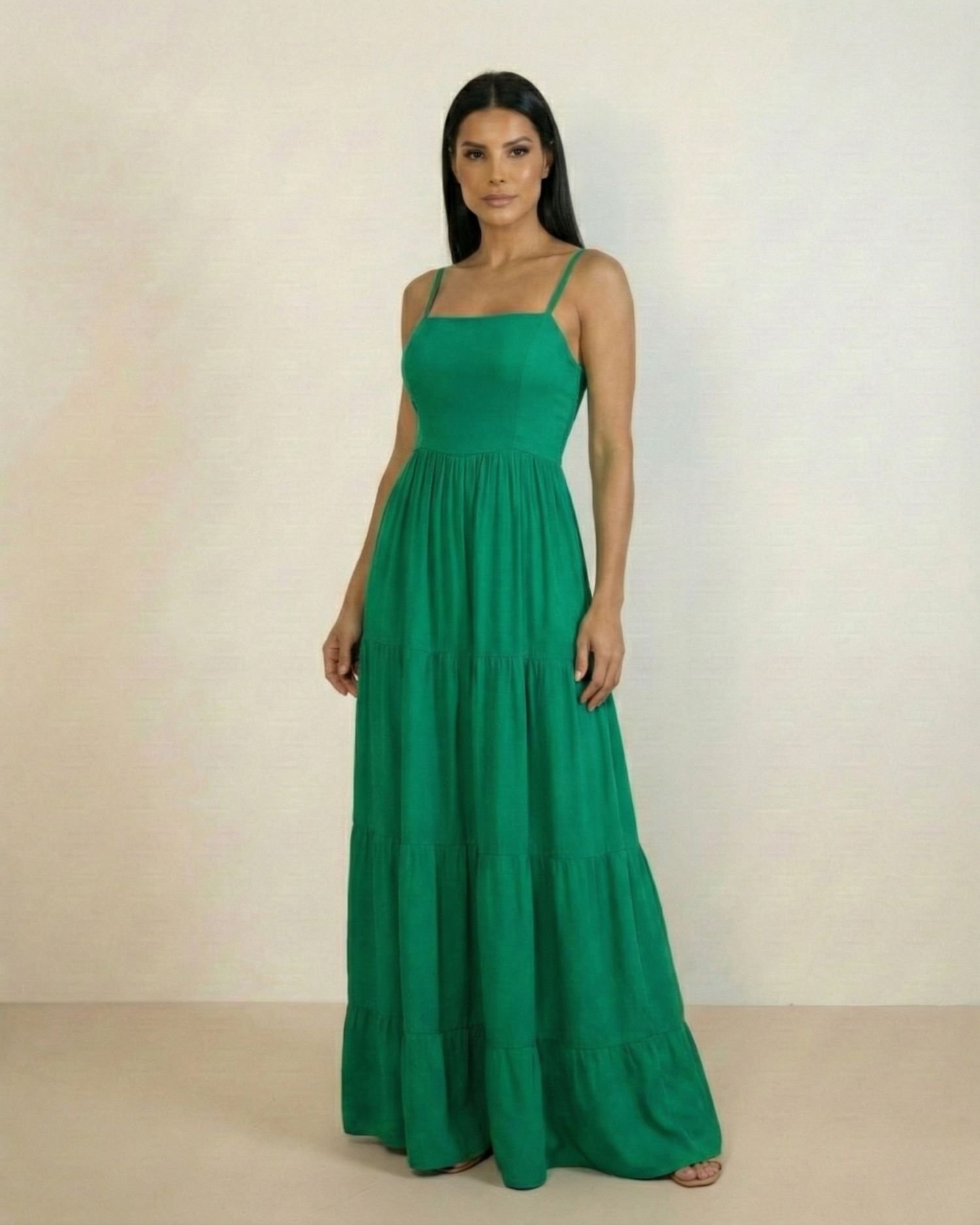Vestido Miriam - Verde Bandeira - Image 1