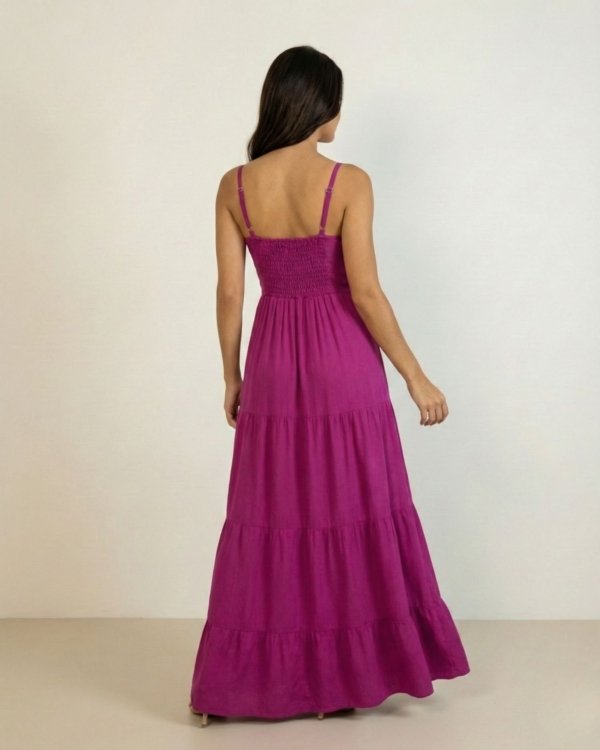 Vestido Miriam - Fúcsia