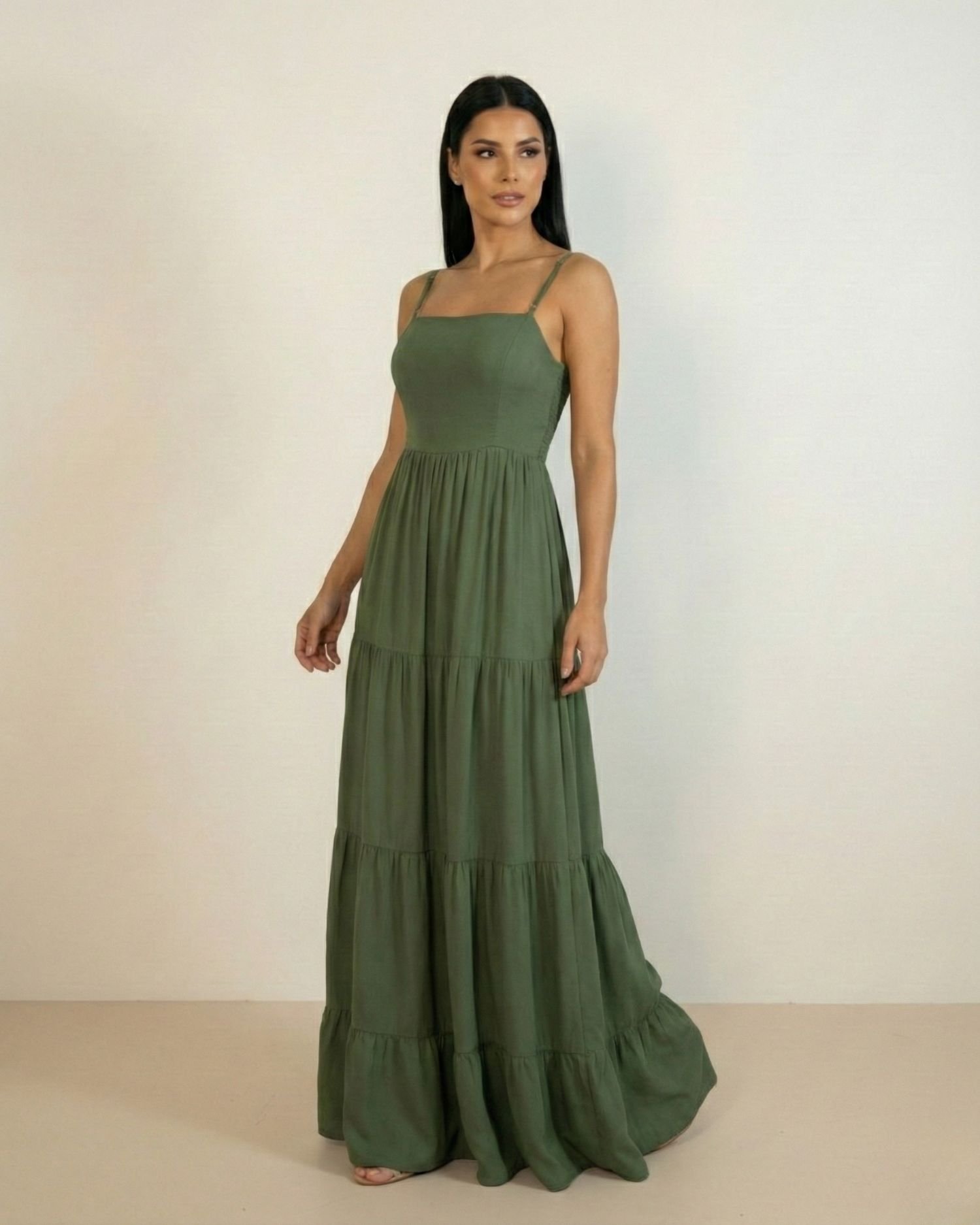 Vestido Miriam - Verde Militar - Image 3