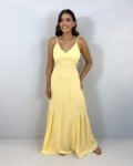 Vestido Poliana – Amarelo Claro