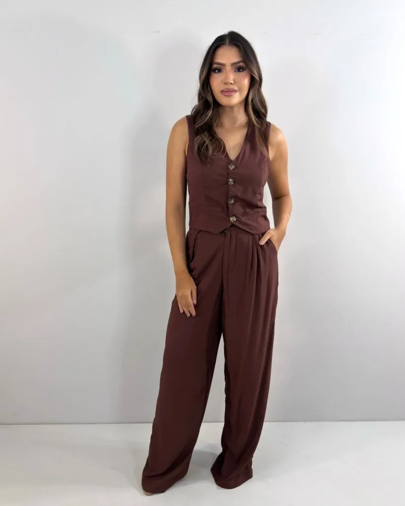 Conjunto Maelle - Marrom