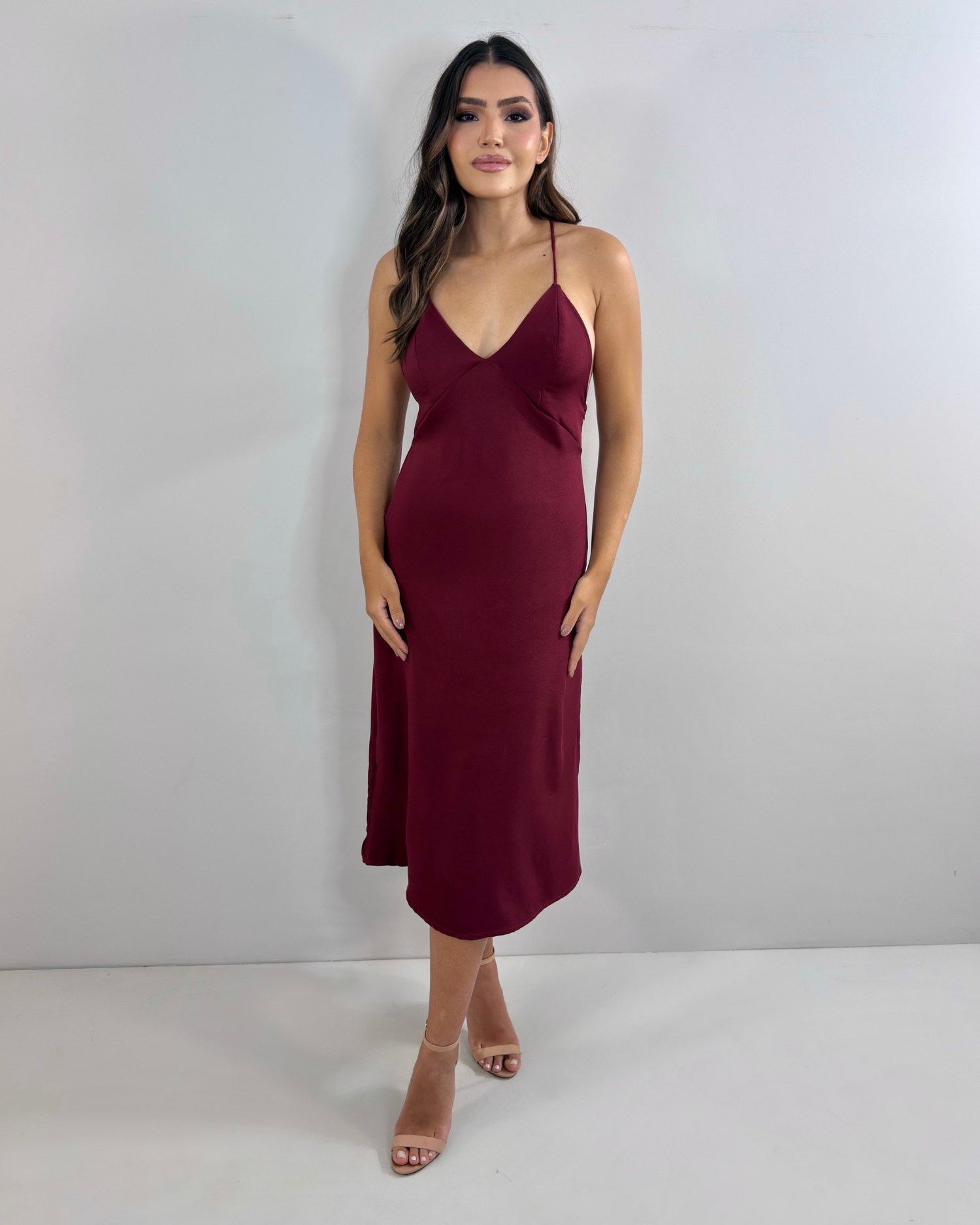 Vestido Ayra - Marsala - Image 1