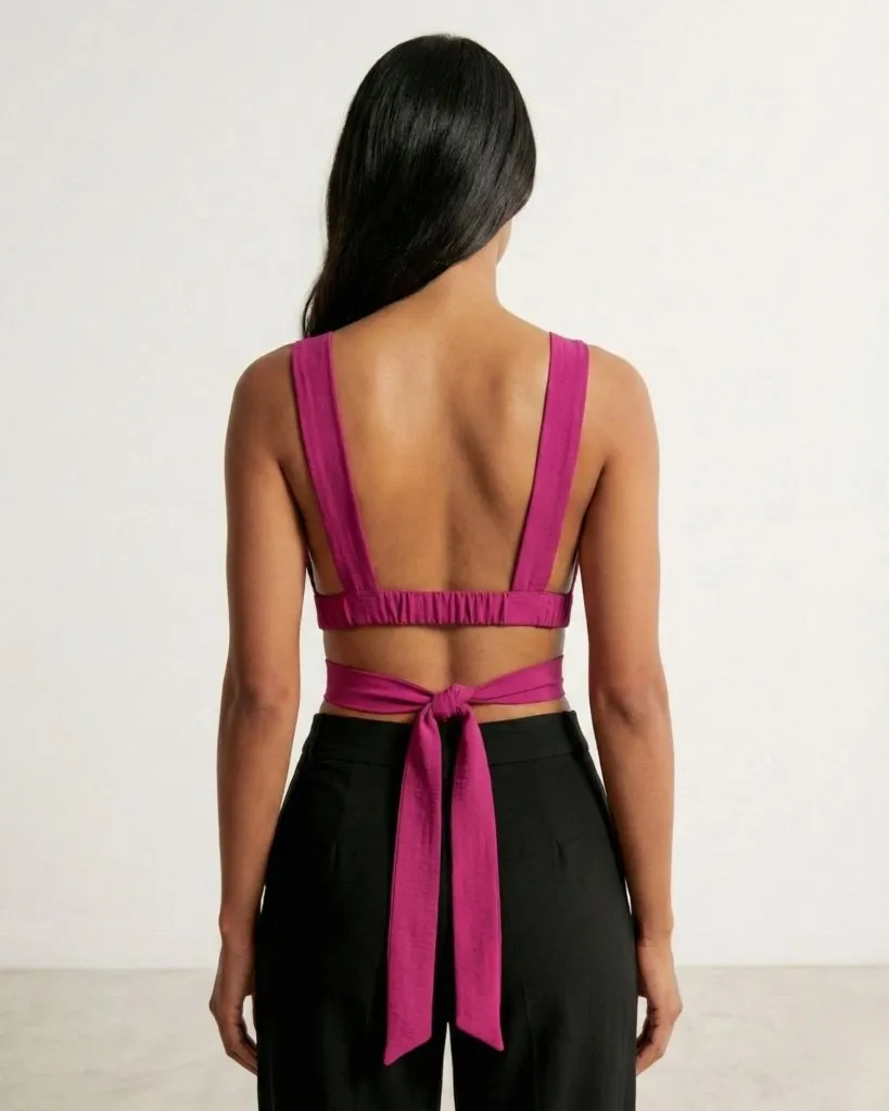 Cropped Jane - Fúcsia, foto 2