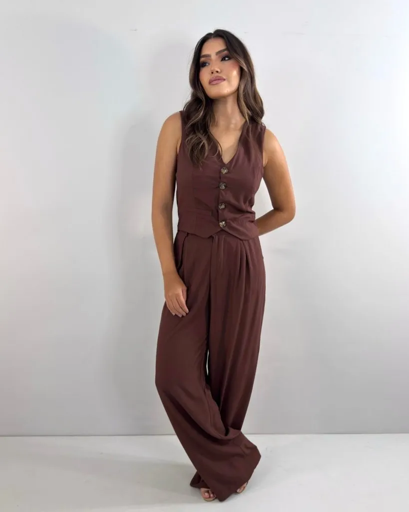 Conjunto Maelle - Marrom