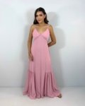 Vestido Poliana – Rosa Chá
