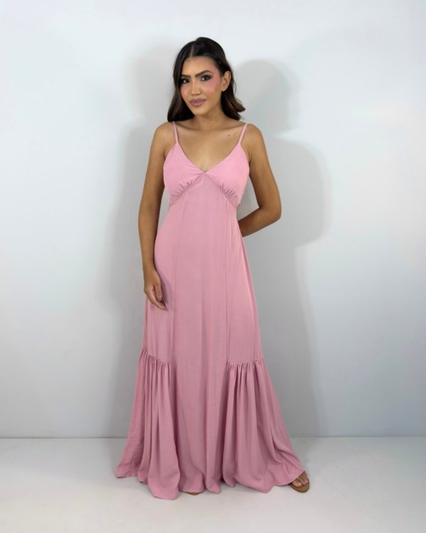 Vestido Poliana - Rosa Chá