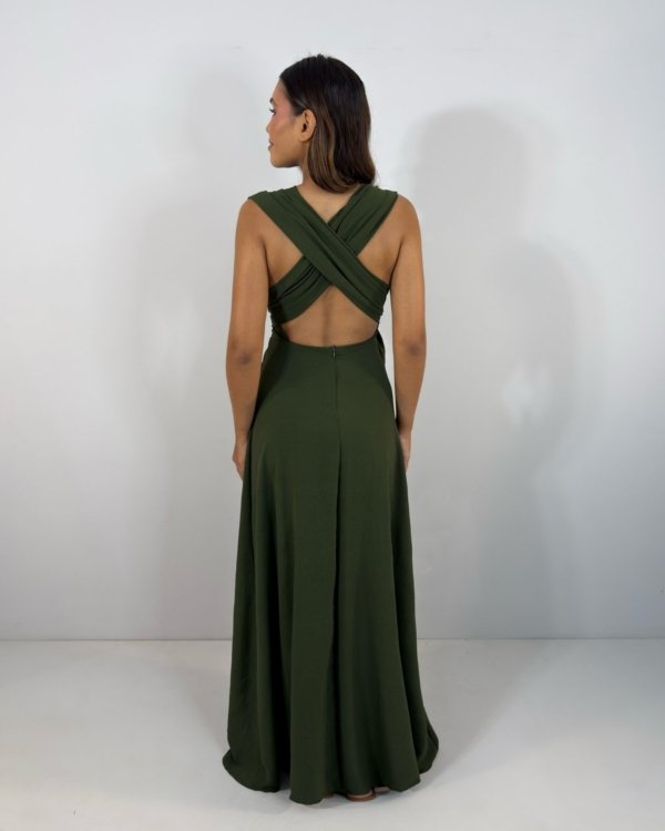 Vestido Multiformas Zoe - Verde Militar