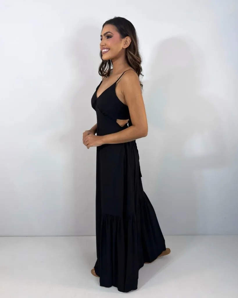 Vestido Poliana - Preto