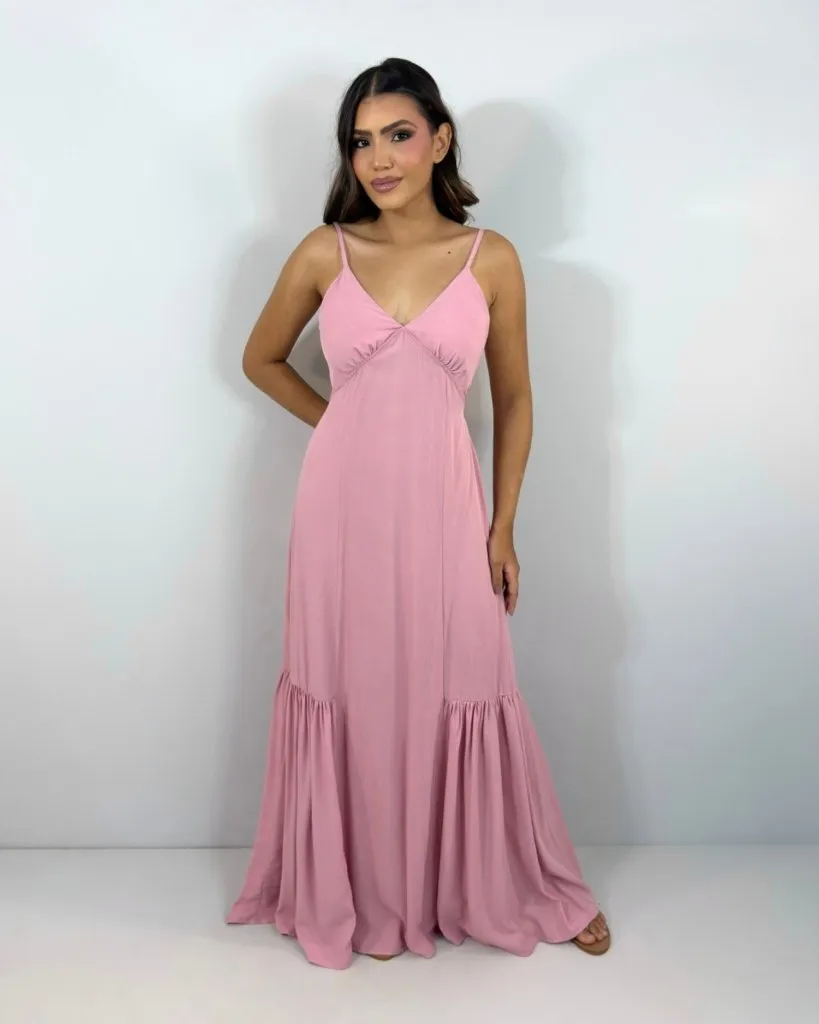 Vestido Poliana - Rosa Chá, foto 3