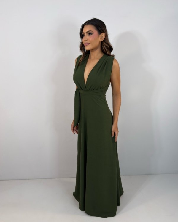 Vestido Multiformas Zoe - Verde Militar