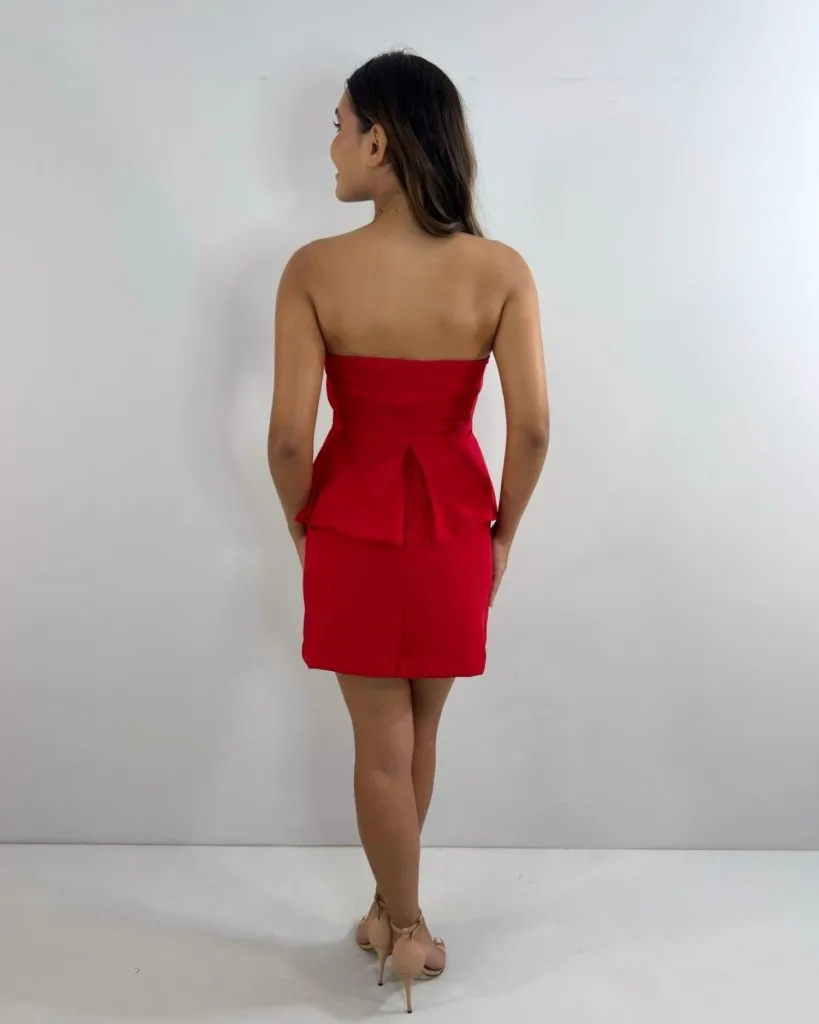 Conjunto Dária - Vermelho