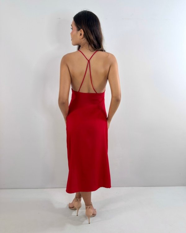 Vestido Ayra - Vermelho