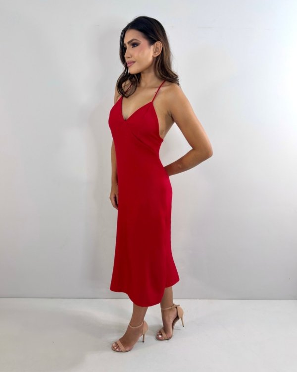 Vestido Ayra - Vermelho