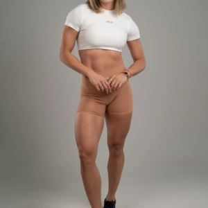 Cropped Manga Curta Off White - Image 1