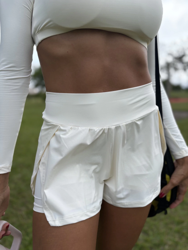 Cropped Manga Longa Botanic Folhagem