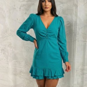 Macaquinho Tamires - Turquesa - Image 1