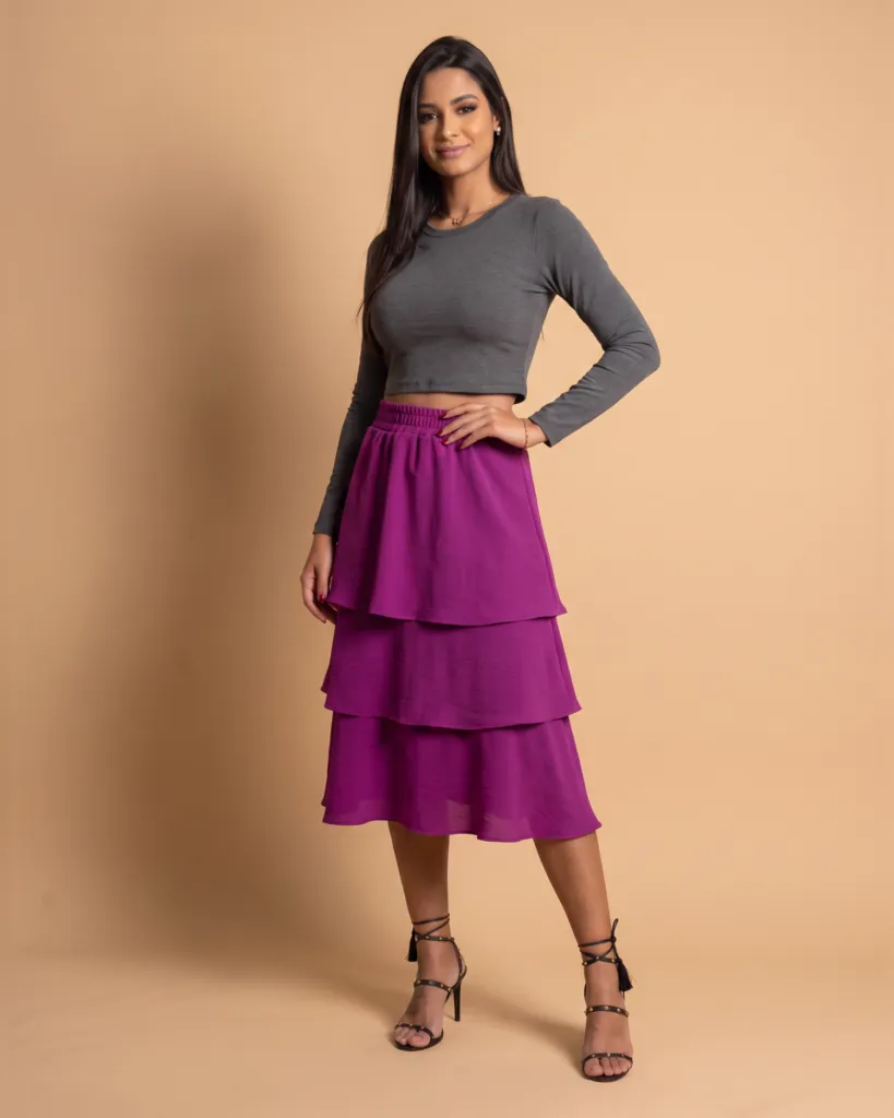 Saia Olga - Roxo