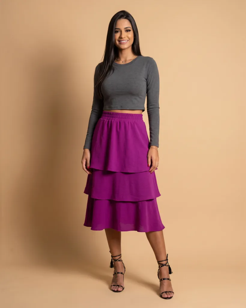 Saia Olga - Roxo