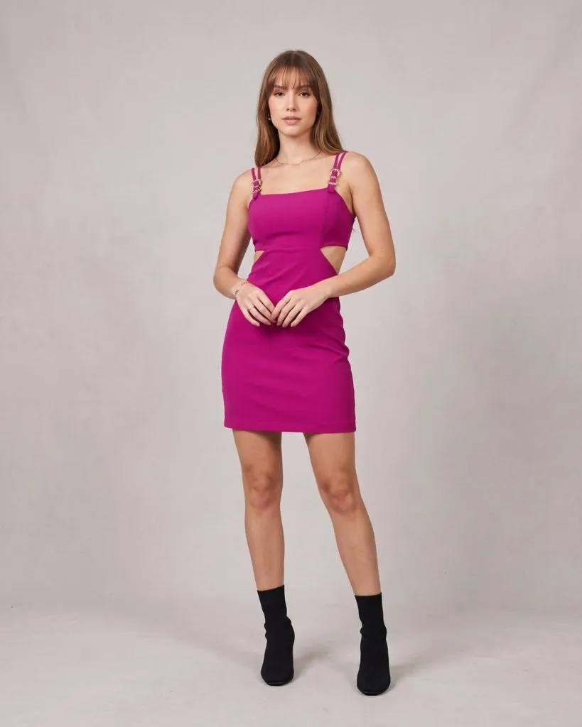 Vestido Leslie - Fúcsia