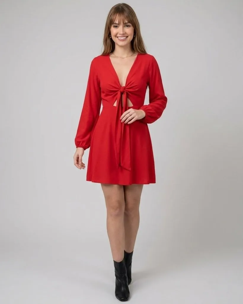 Vestido Marrie - Vermelho