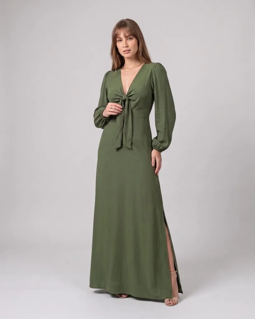 Vestido Mavi - Verde Militar