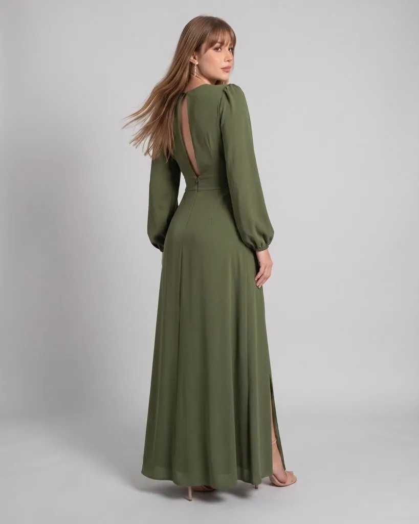 Vestido Mavi - Verde Militar