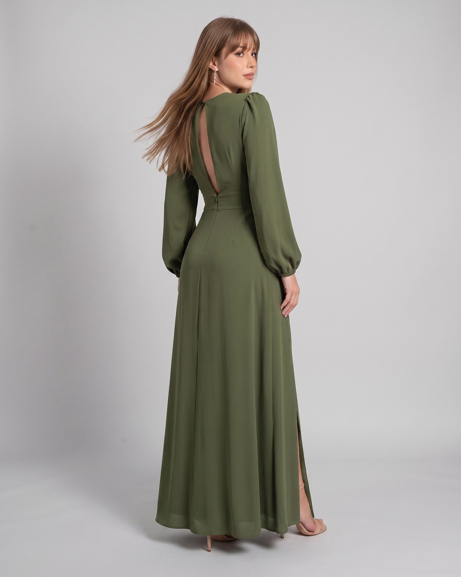 Vestido Mavi - Verde Militar