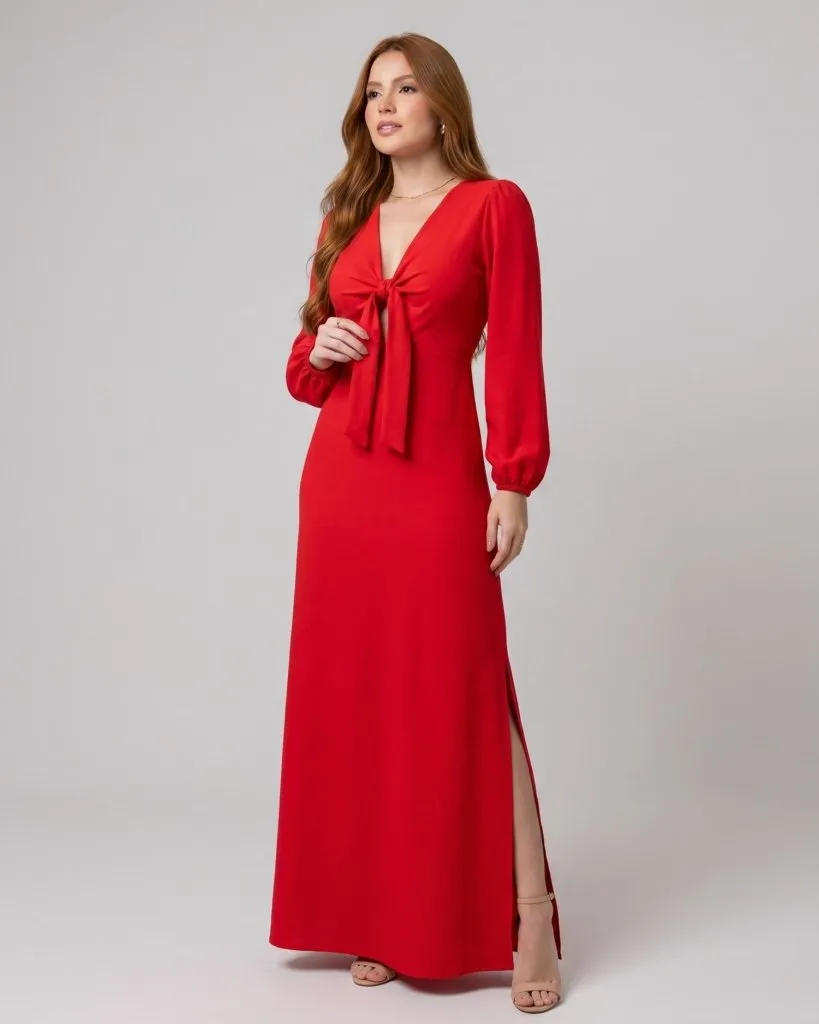 Vestido Mavi - Vermelho