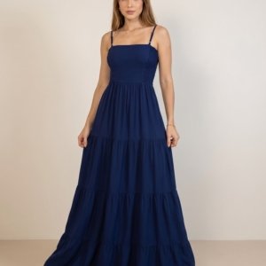 Vestido Miriam - Azul Marinho