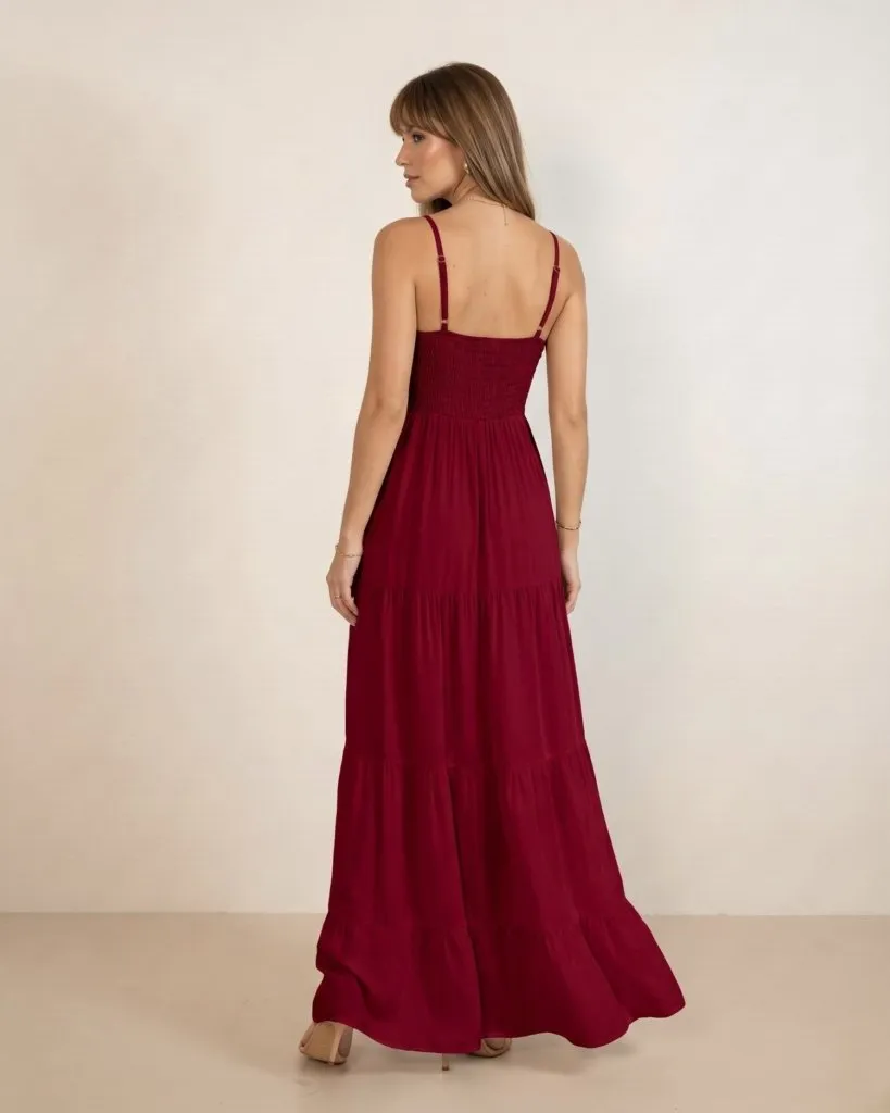 Vestido Miriam - Marsala