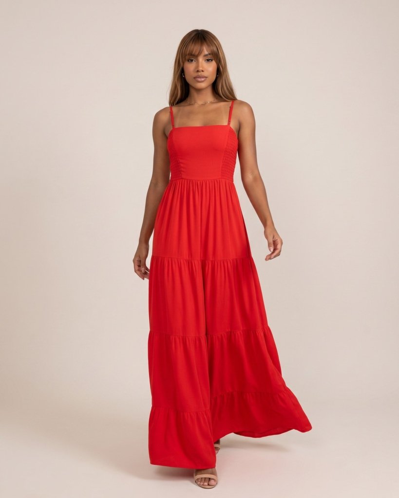 Vestido Miriam - Vermelho