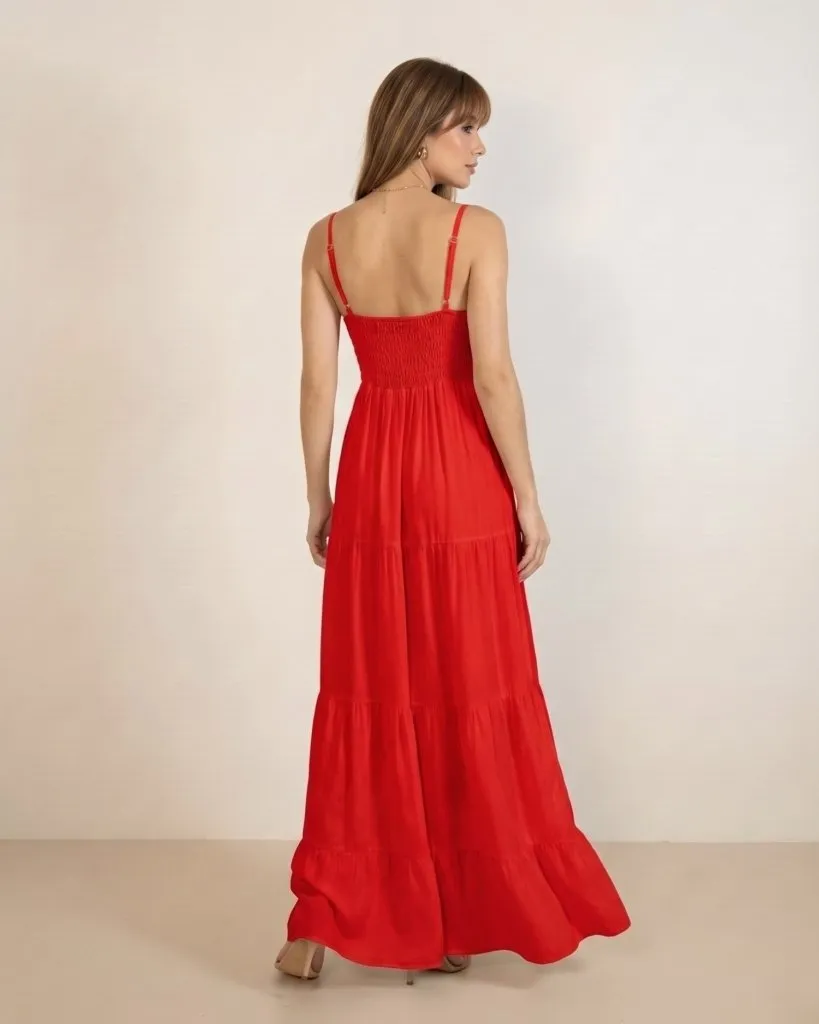 Vestido Miriam - Vermelho