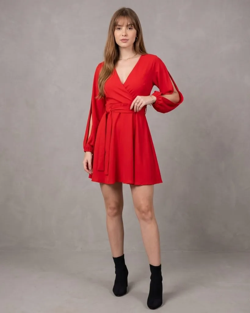 Vestido Priscila - Vermelho