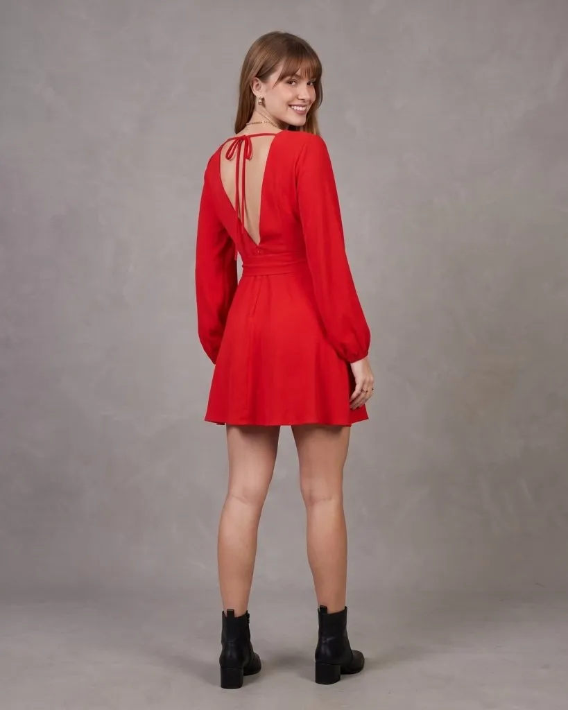 Vestido Priscila - Vermelho