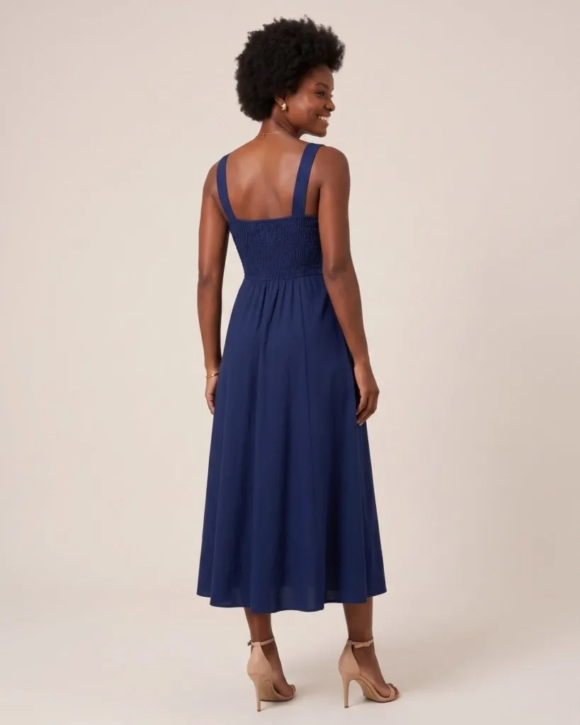 Vestido Samanta - Azul Marinho