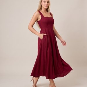Vestido Samanta - Marsala