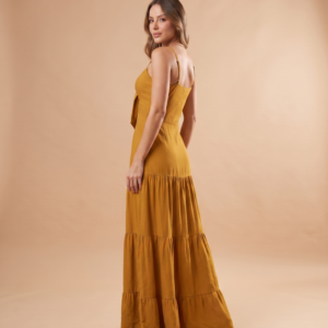 Vestido Camila - Amarelo Queimado - Imagem 2