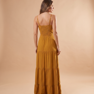 Vestido Camila - Amarelo Queimado - Imagem 3
