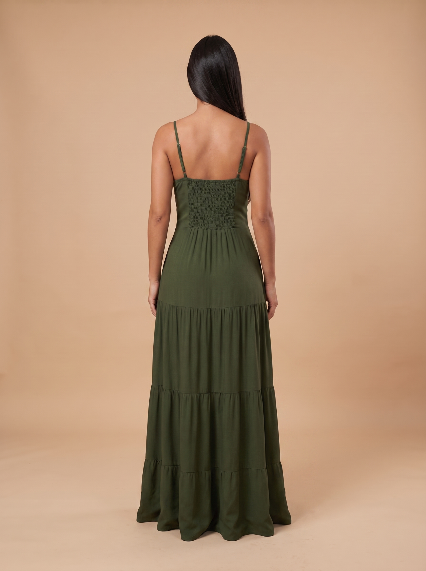 Vestido Camila - Verde Militar - Imagem 3