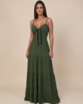 Vestido Camila – Verde Militar