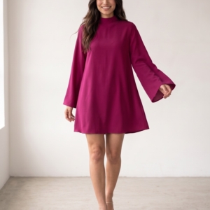 Vestido Carine Fúcsia