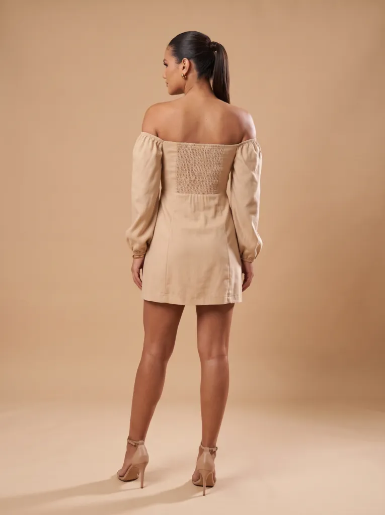 Vestido Graziele - Nude