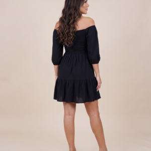 Vestido Juliana Curto - Preto