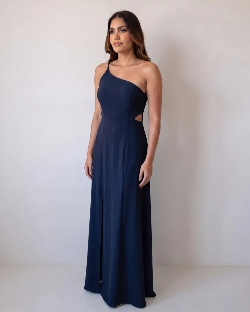 Vestido Layla - Azul Marinho