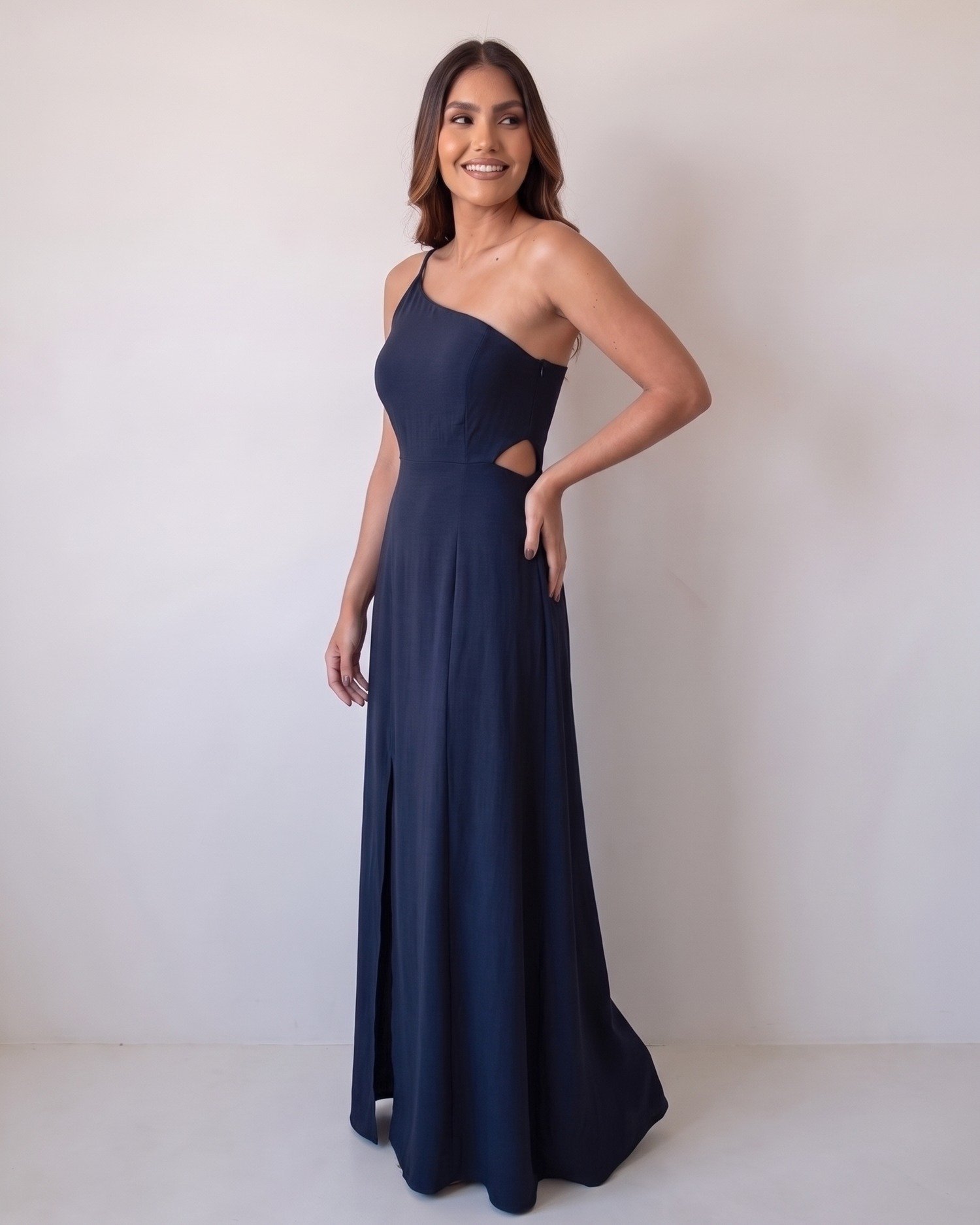 Vestido Layla - Azul Marinho