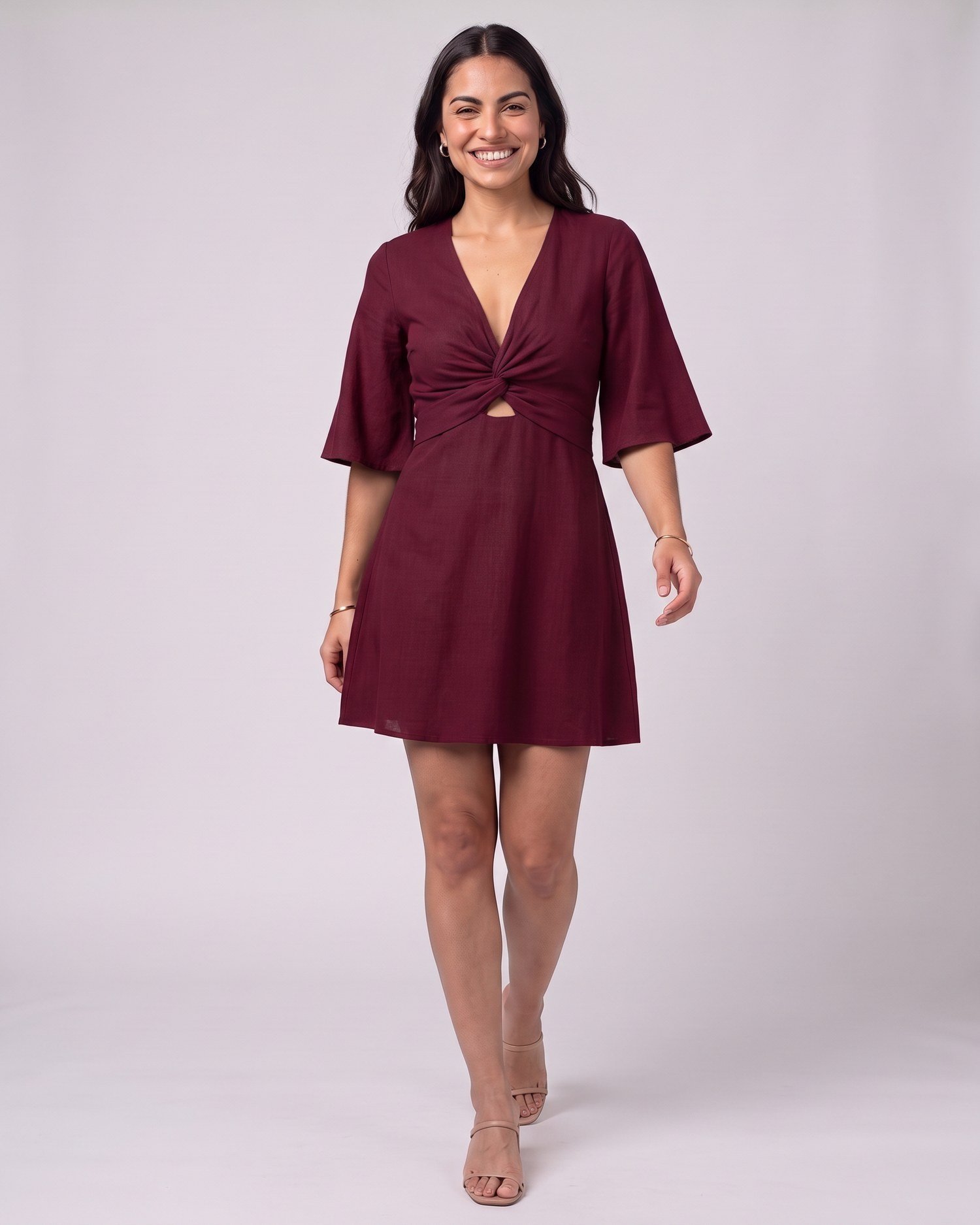 Vestido Manuela – Marsala