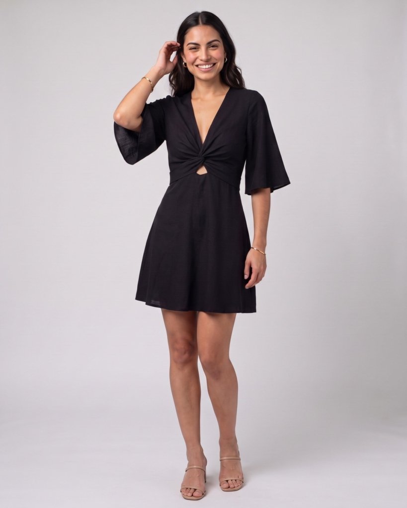 Vestido Manuela - Preto